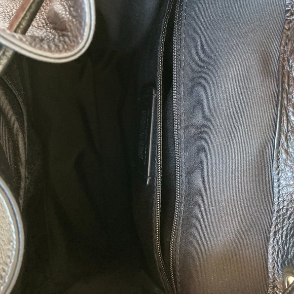 Coach Pebbled Leather Backpack main image 8